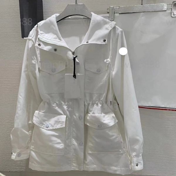 womens top clothes women designer womens hoodie Women's windbreaker mid-length women's coat jacket outerwear women's casual luxury outdoor sun protection clothing