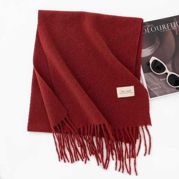 10813 New scarf high-end men and women all-match thickened