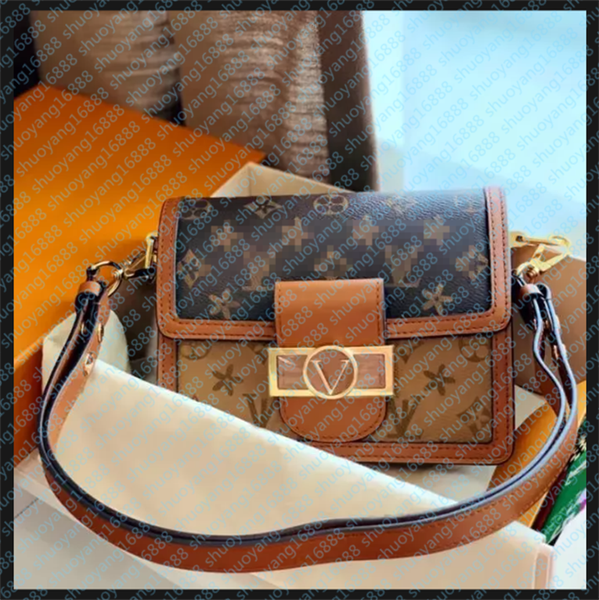 Bags Fashion Messenger Shoulder handbags Designer cowhide shoulder ladies' fashion gold chain bags, high-quality crossbody bags