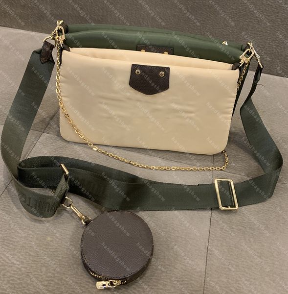 Handbags Luxury Designer bag Totes Shoulder Women hangbags Cross Body letter Canvas Pochette zipper with coin purse 3-piece set lady's designer bags Winter hot style