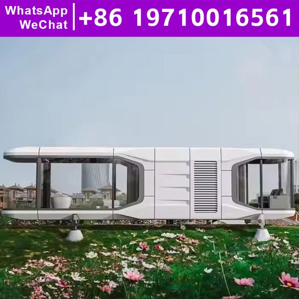 Space Capsule Home Tiny Homes Prefabricated Complete Luxury House Buildings Prefab Houses Ready to Live in 2 Bedroom Fast Build
