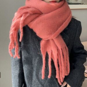 Korean version autumn and winter versatile couple scarf –89034