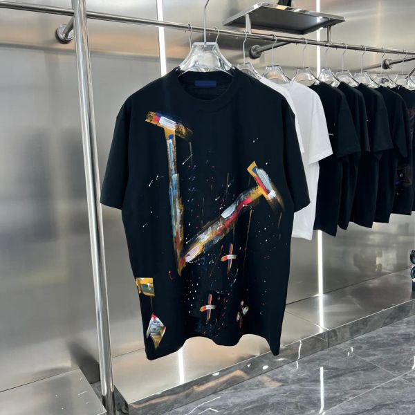 2025 Mens Designers T Shirt Man Womens Tshirts With Letters Print Short Sleeves Summer Shirts Men Loose Tees Asian Size M-XXXL BFG2501228