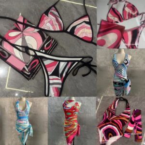 Summer beach wear swimsuits coverups woman one piece bikini designer swimwear Vintage high cut thong Bathing Suit vacation Luxury Summer Surf Beachwear