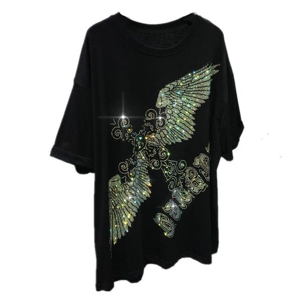 Rhinestoned Unisex Short Sleeved Shirt with Durable Construction