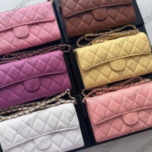 10A shoulder bag wallet purse designer wallet women luxury Flap Coin Purses Cardholder wallet chain cross body bag mini bag credit card holder designer lady red purse