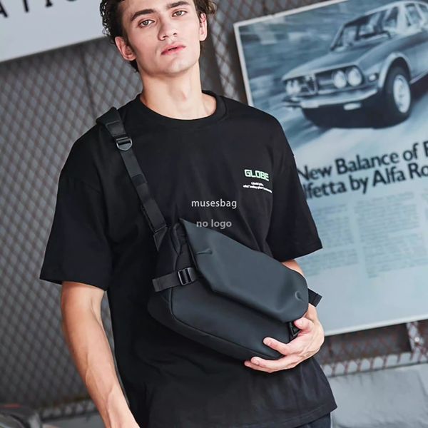 New men's simple crossbody bag large capacity waterproof messenger bag all stylish shoulder bag daily leisure bag