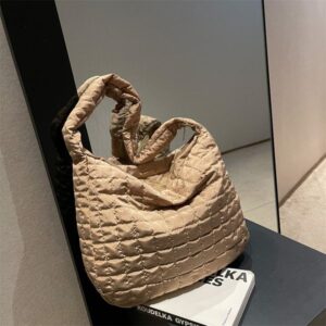 New Spring Handbags: Checkered Tote Bag Women, Large Capacity Shoulder Simple Crossbody Bag, Ideal for Daily Use