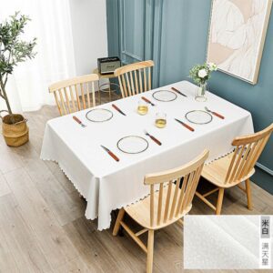 W332 Waterproof, oil-proof, washable and scalding-proof tablecloth, simple solid color