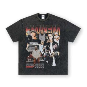 Amme American Style Printed Men's Pure Cotton Washed Heavy Long Sleeve Cross-Border Design Autumn T-Shirt