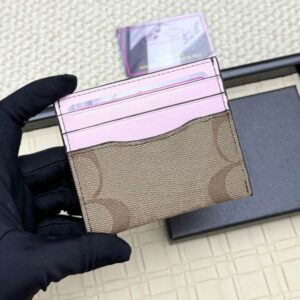 Card Holder Cardholder Designer Coin Purse Mini Wallets High Quality Genuine Leather Cowhide Card Case Pink Wallet Luxury Mens Wallet Designer Purses And Handbags