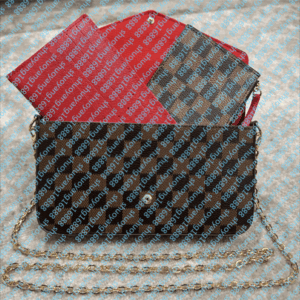 Fashion s Designers Real Leather Handbags Chain Shoulder Bag 3 Pcs set Favorite bag Women Crossbody Purse Messenger Bags