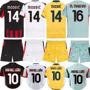 25 26 AC Maglia MilAn MODRIC Soccer Jerseys 2025 2026 Home Away Third THEO PULISIC ROMAGNOLI RAFA LEAO JOAO FELIX GIMENEZ Fan Player Men Kids Football shirts uniform