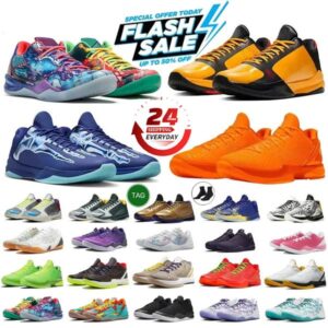 Designer Mamba 6 Basketball Shoes Zoom 6 Eybl Protro 6 Mambacita 5 Think Pink X-Ray Easter Del Sol Black for Men Women Trainers Outdoor Sports Sneakers Kobeshoes 40-46