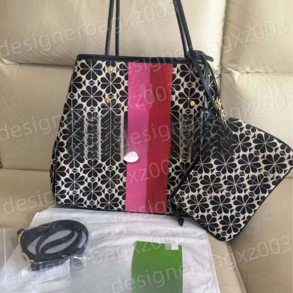 Designer Bag Kates Spades New Single Shoulder Large Capacity Jacquard Fabric High Quality Tote Bag In Stock Original Quality Fashionable Classic Mcmhandbag