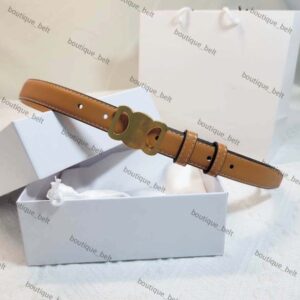 Designer women's belt Retro Belt Casual Copper buckle Thin belt Fashion Fashion classic belt for women's jeans and suit leather belt