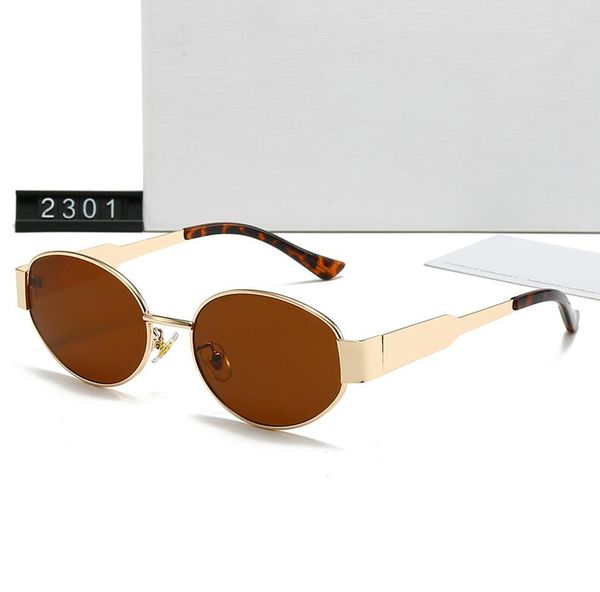Multi Styles Summer Sunglasses Designer Womens Mens Wearing Fashion Hot Selling Senior Eyewear For Women Eyeglasses Frame Vintage Metal Sun Glasses With Box