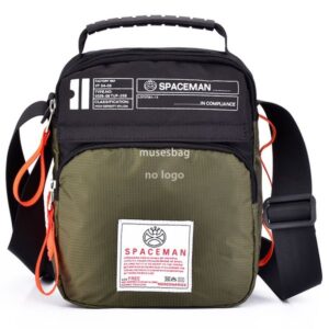 New men's shoulder bag fashion casual crossbody bag men's vertical handbag waterproof nylon bag small bag
