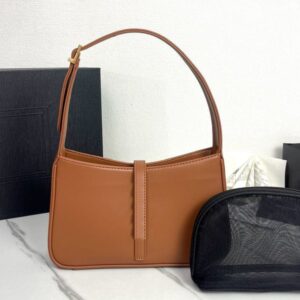 Designer Shoulder Bag Brown Purse Luxury For Women Zipper Pocket High Quality Genuine Leather Interior Compartment Fashion Clutch Hand Bag Designer Handbags