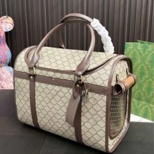 Brand Classic Pet Bag Breathable Dog Cat Totes Flowers Handbag Luxury Designer Tote Large Capacity Handbags Leather Holder