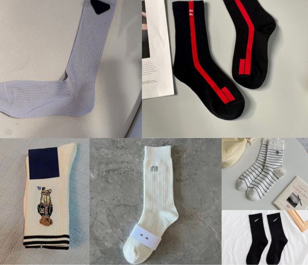 Socks & Hosiery Designer Triangle boneless socks summer style mesh breathable anti pilling trendy brand mid tube socks women's socks candy c