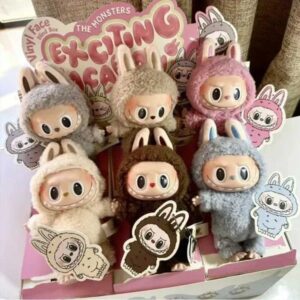 labubu The Monsters Labubus plush toy Bd Cardiac Arone Mysterious Surprise Box Model Bag Keychain Gift Childrens Toys Lisa's same style labubu doll