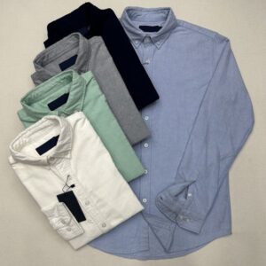 Men Solid Color Long Sleeve Shirt Fashion Designer Style Small Horse Embroidery Business Casual Handsome Look Plus Size Comfortable Fit