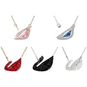 Pendant Necklaces designer necklace High version does not fade Beating heart Swan Necklace 14K Gold INS Style Necklace emotional Gift Jewelry luxury necklace