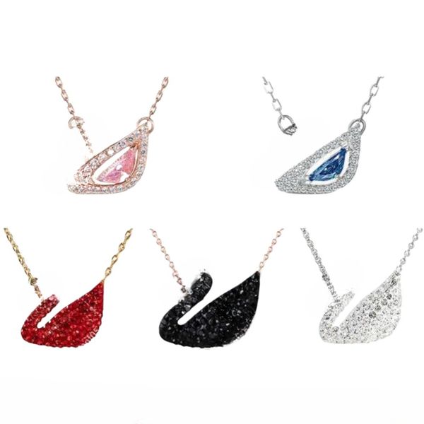 Pendant Necklaces designer necklace High version does not fade Beating heart Swan Necklace 14K Gold INS Style Necklace emotional Gift Jewelry luxury necklace