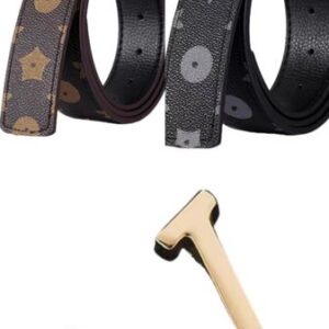 Belt Men's belt Senior designer elegant belt exquisite letter belt fashion accessories suitable for outdoor leisure selection exquisite gift box packaging