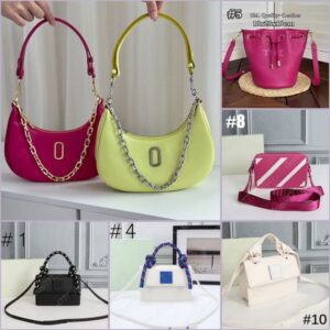 10A Top-Quality Women's Leather Shoulder Bag With Knotting Handle Messenger Bag and Waist Bags