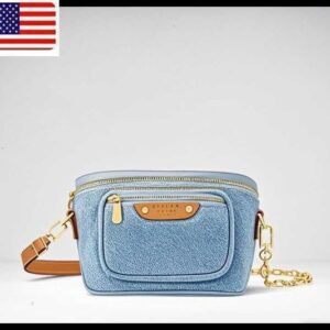 9a Designer Bag Handbag Women Pouch Shoulder Bag M83353 Denim Blue Chain Messenger Bag Campus Crossbody Bag 6rwq