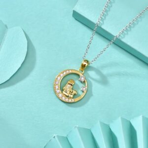 Chic Girls & Dogs Silhouette Drop Earrings Set Made from High-Quality Sterling Silver