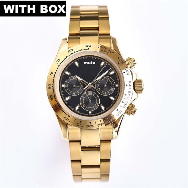 2022 new selling mens mechanical watch 2813 41mm sapphire dial gold watchs band 2831 automatic calendar watch case wristwatches designe Watches for Men