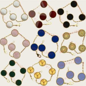 love braceletes clover bracelet designer bangles for women braclet tennis necklace clover necklace jewlery necklaces moissanite earrings Stainless Steel White