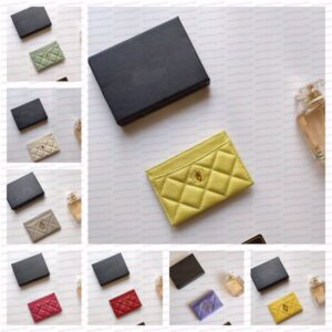 Designer Wallet Solid Color Simple Fashion Wallet Women's Coin Wallet Card Clip Men's Wallet Key Card Clip Small Wallet