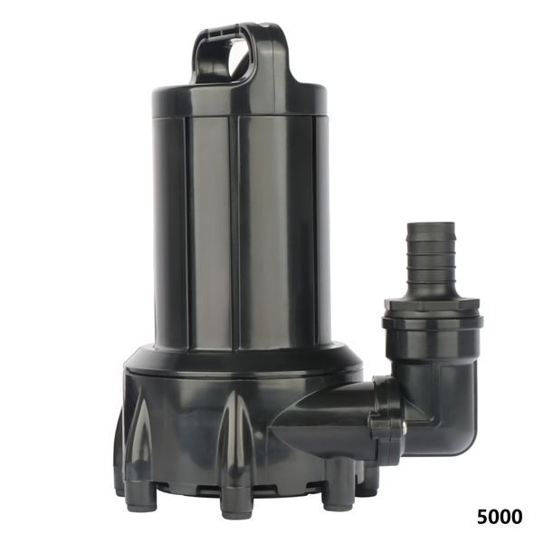 Large 5000GPH Submersible Outdoor Inline Pond Pump High Head Water Pump for Garden Waterfall Fountain Water Circulation for Koi Fish Pond