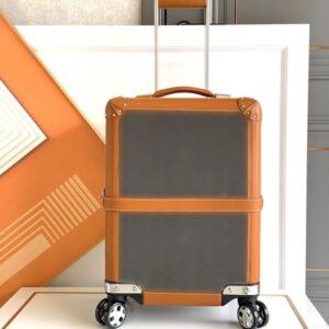 Designer Suitcase Rolling Suitcase Genuine Leather Carry On Boarding Case Luggage Boxes Trolley Case Travel Bag Suitcases 20 inches