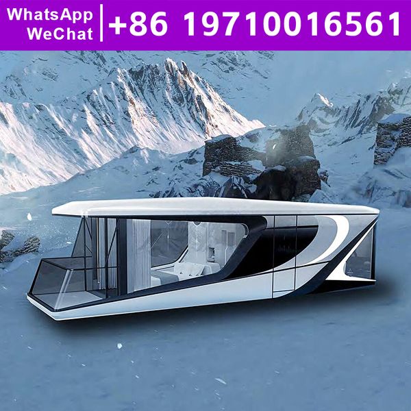 High Quality Garden Houses Prefabricated Real House Capsule Outdoor Wind Resistance Ready House for Mobile Housing Low Cost Home