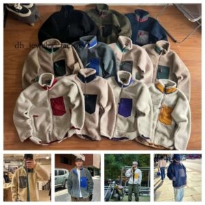 2024 New Hot Sales Designer Mens Patta Jackets Women Fleece Jacket Thick Warm Down Classic Retro Autumn Winter Couple Models Lamb Cashmere Jacket c11