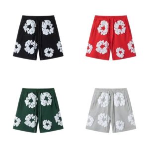 mens shorts nim designer t shirt de short womens t shirt sleeves sweat suits man shorts green red black Round neck cotton T-shirt unisex oversized pants asian size s-xl