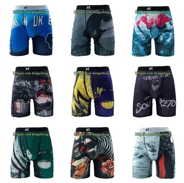 Men Boxer Swim Trunks Cartoon Print S-3XL Plus Size Quick Dry Fitness Shorts Beach Designer Polyester Pants High Quality