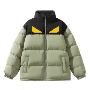 Designer Eyes Mens Downs Coats Luxury Mens Jackets Down Embroidered Windbraker Hooded Down Jacket High Street Bomber Wind Jacket Tops S-5XL