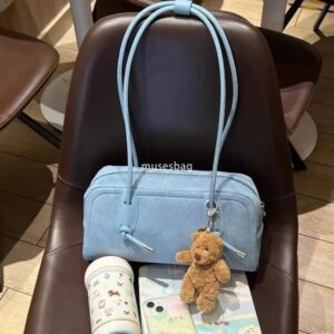 Korean version of high-end Boston handbag for women's spring and summer large capacity casual handbag versatile commuting single shoulder club bag