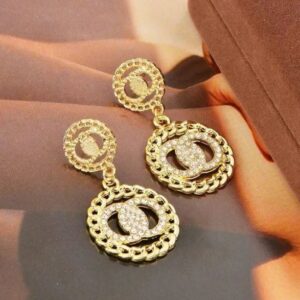 Designer Earrings Letters Stud Earrings for Woman Jewelry Accessories Dangle Pearl Crystal Earring Christmas Wedding Gifts