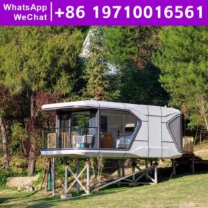 Tiny Homes Prefabricated Container House Capsule Outdoor Eco-Friendliness Space Capsule Home Modular House Housing High Quality