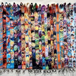 Japanese Anime Dragon Lanyard Ball Z Designer Keychain ID Credit Card Cover Pass Mobile Phone Charm Neck Straps Badge Holder Keyring Accessories dhgate