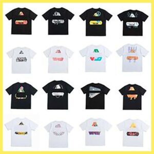 mens tshirts DesignerT Shirt Classic Big P Triangle Graffiti Printing Summer Mens And Womens Couple Loose Short Sleeves shirts Top Tees asian size s-xl