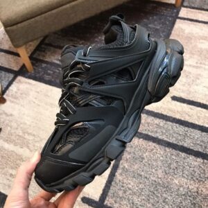 Mirrored Quality Designer shoes Men Women Casual Shoes Track Triple Sneakers Tess.s leather Trainer Nylon Printed Platform trainers Paris shoes with box dust bag