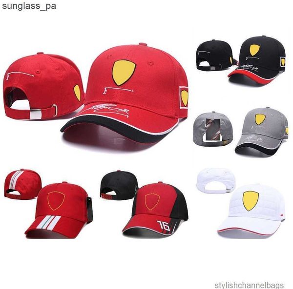 Ball Caps 2024 F1 Racing Mens Baseball Cap Outdoor Sports Brand Fashion Embroidery Baseball Caps Formula 1 Sun Hat F1 Car Hat 412-3
